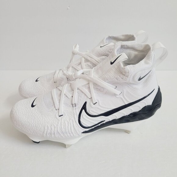 Nike Alpha Huarache NXT Baseball Cleats DJ6517-101 Size 7.5 White Black main image 7